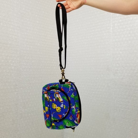 1990s golf themed quilted convertible bag - Picture 7 of 12
